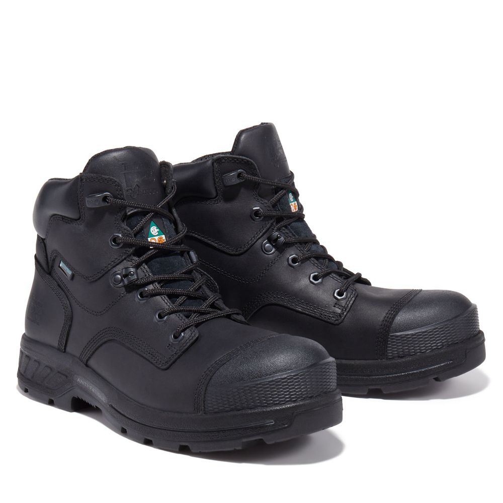 Timberland Mens Work Boots PRO® Endurance HD 6\" Comp Toe - Black - India VT1526934